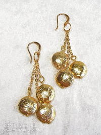 Bead and Chain Dangle Earrings | AllFreeJewelryMaking.com