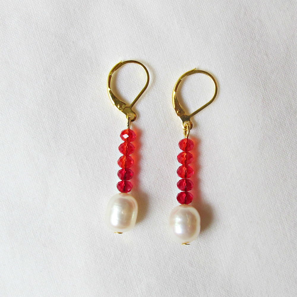 Sundance store pearl earrings