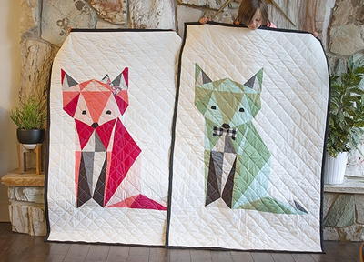 Twin Fox Quilt Pattern
