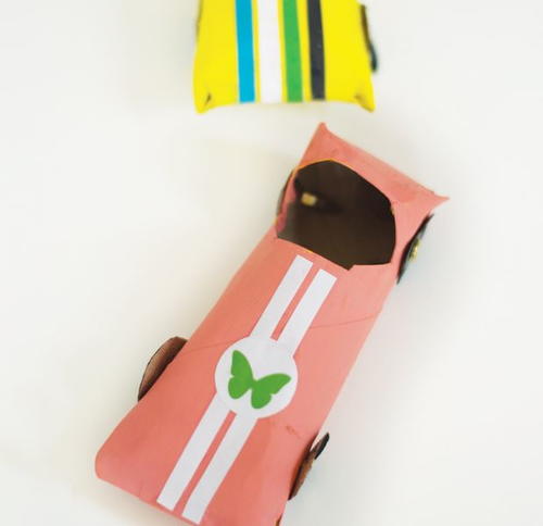 Race Car Toilet Paper Roll Crafts