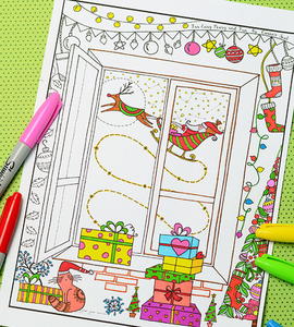 Christmas coloring printable sheets makeupandworld merry makeup printables disney Merry Christmas Coloring Page | FaveCrafts.com