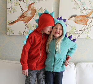 Little Dinosaur Hoodie Tutorial