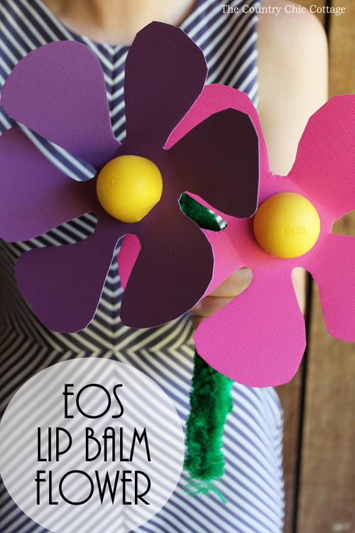 EOS-Inspired Lip Balm Flower Gift