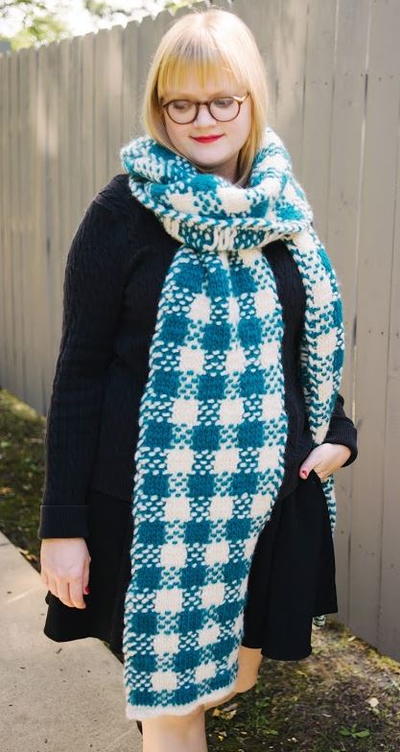 Cozy Plaid Super Scarf