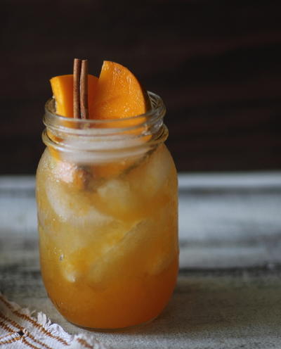 Persimmon Spice Champagne Punch