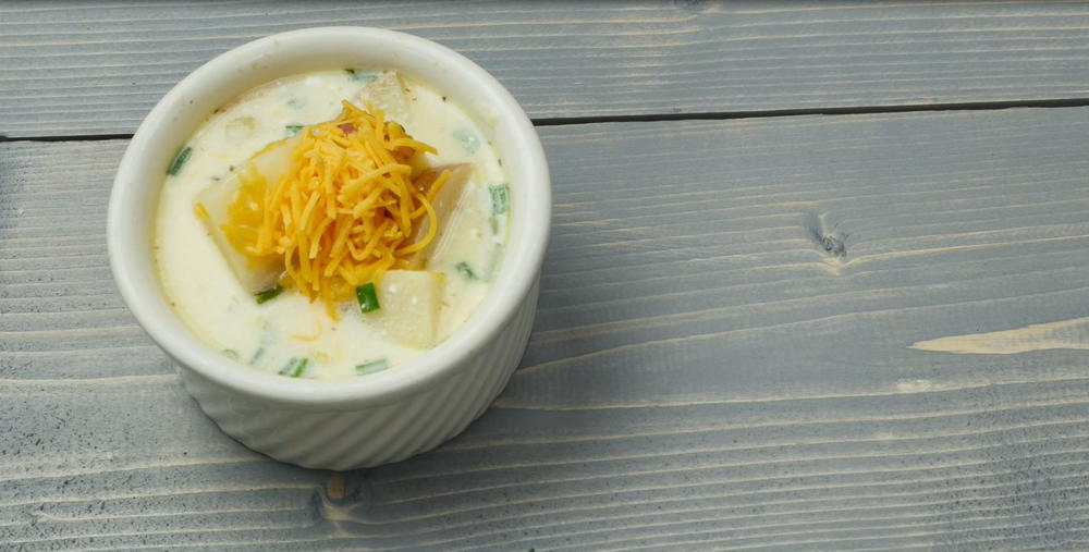 Super Easy Slow Cooker Potato Soup