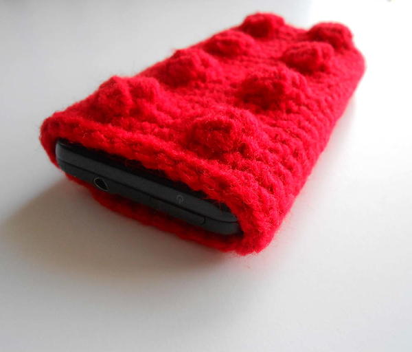 Crochet Lego Phone Case