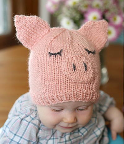 This Little Piggy Went Home Baby Hat Allfreeknitting Com This Little Piggy Went Home Baby Hat Allfreeknitting Com