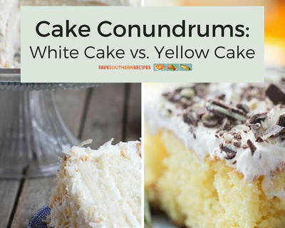 Cake Conundrums White Cake vs Yellow Cake