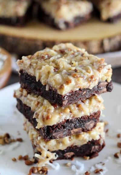 German Chocolate Brownies