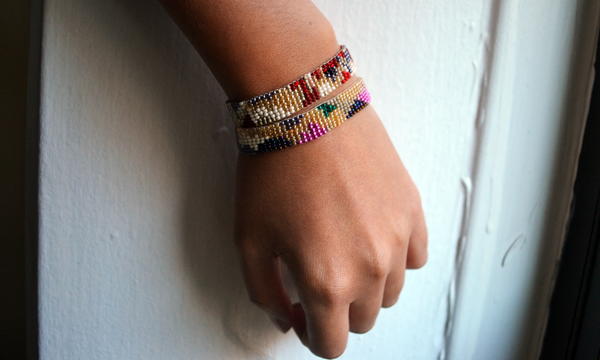 DIY Loom Seed Bead Bracelet