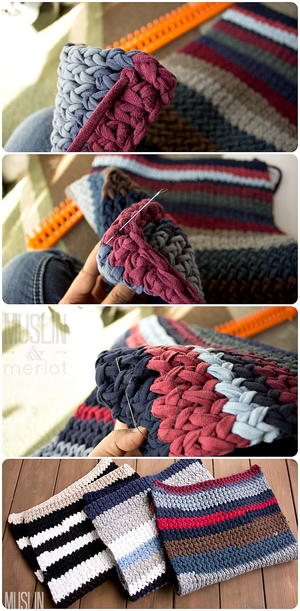 T-Shirt Yarn Knit Rug