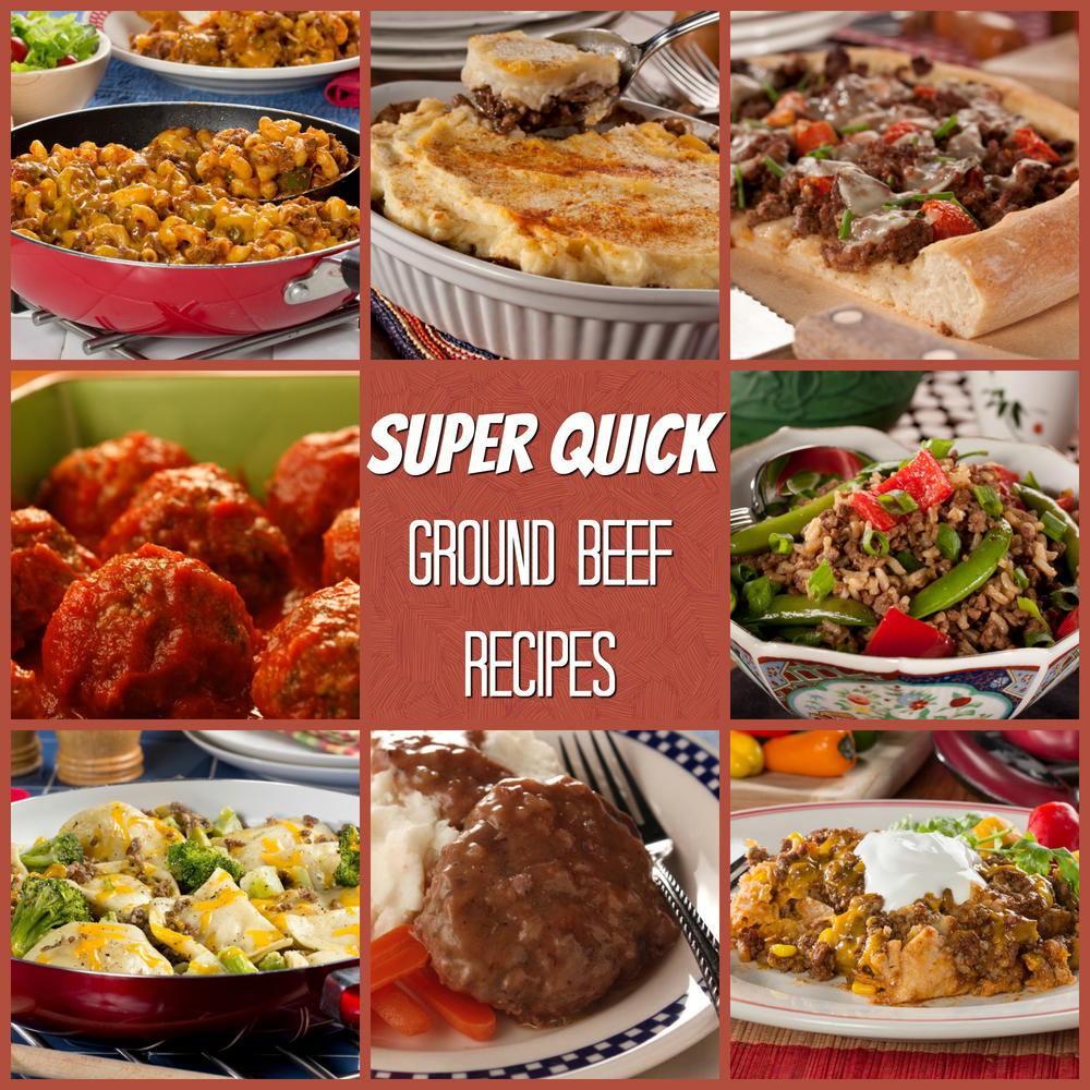 Quick Dinner With Ground Beef Ideas