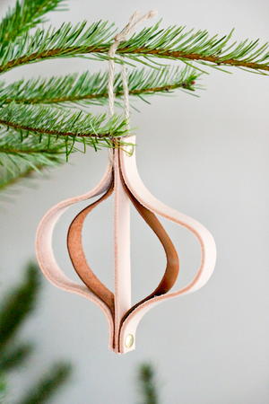 Leather Handmade Ornament Idea