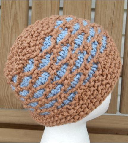 Blueberry Pie Knit Hat Pattern