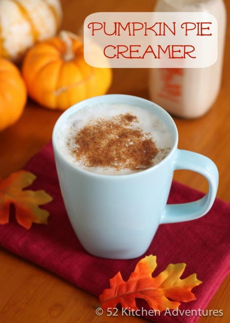 Pumpkin Pie Homemade Coffee Cream