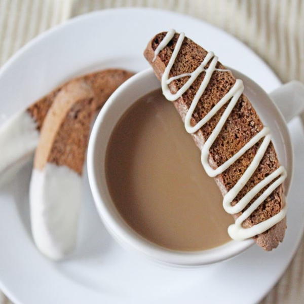 Twice Baked Gingerbread Biscotti