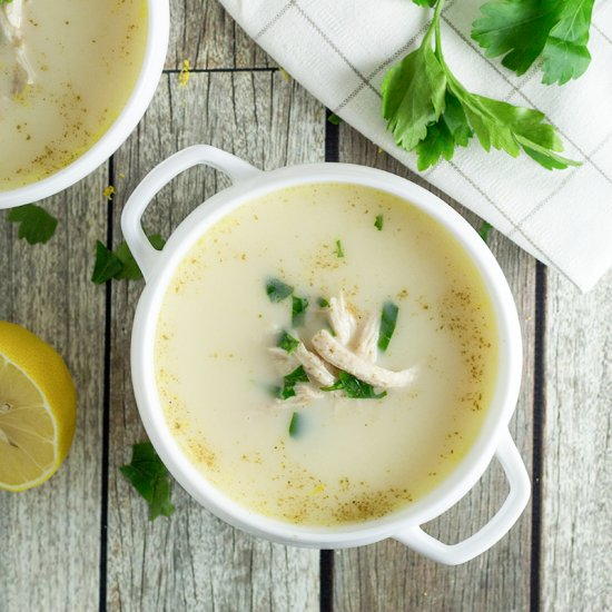 Greek Lemon Chicken Soup