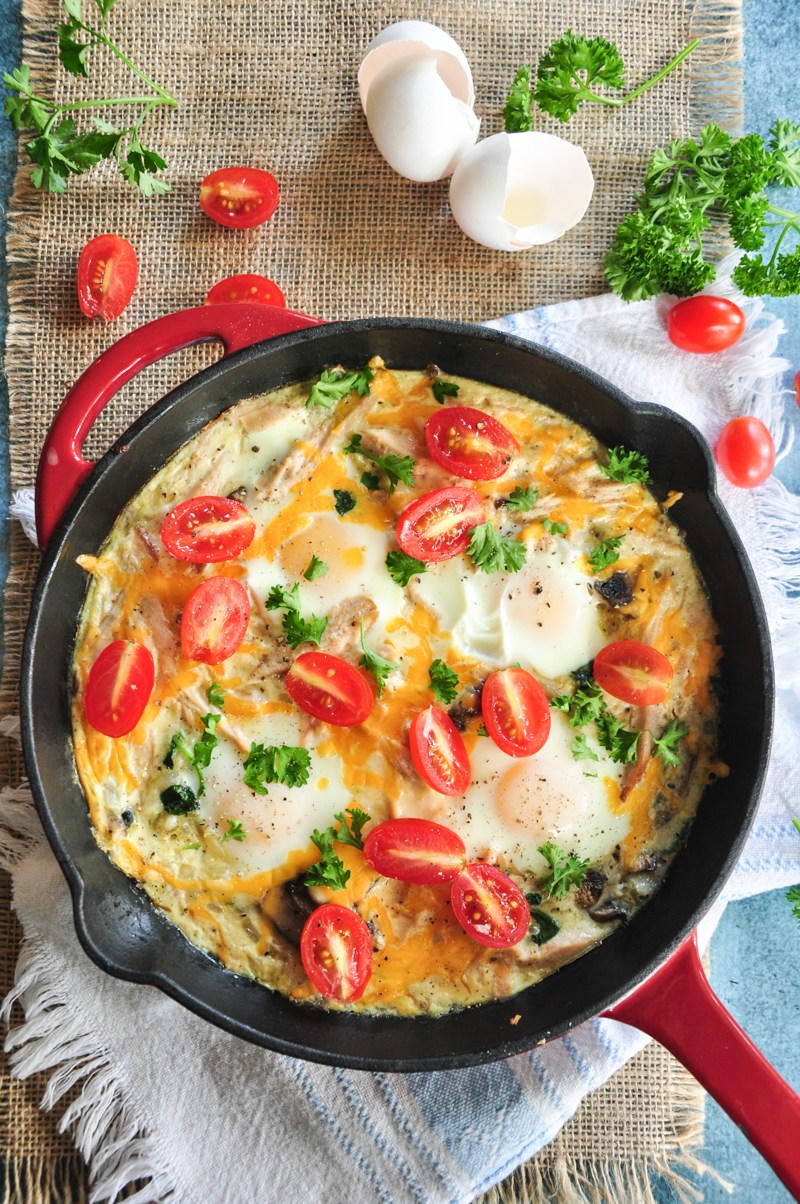 Swiss Skillet-Baked Eggs | RecipeLion.com