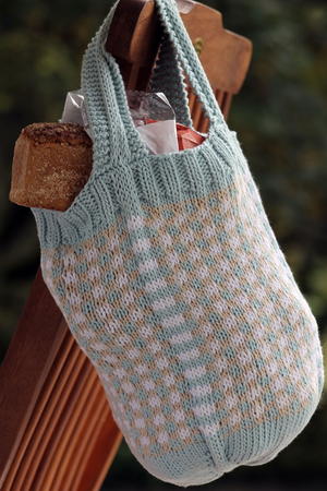 Fair Isle Market Knit Bag Pattern