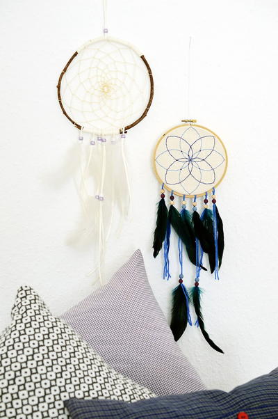 Eclectic Embroidery Hoop Dreamcatcher