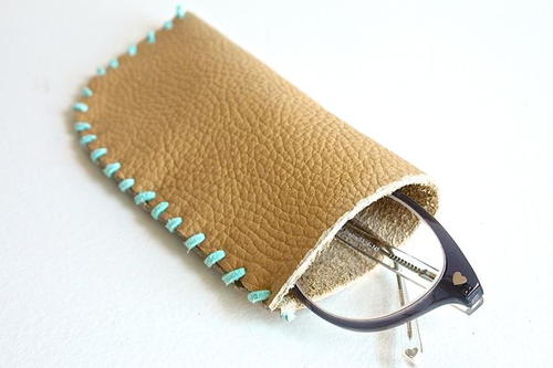 Classic Leather DIY Glasses Case