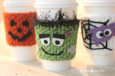 Monster Bash Halloween Cup Cozy