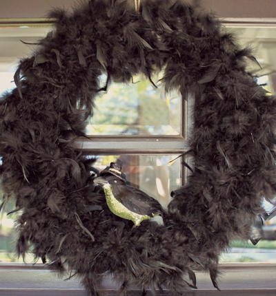 Spooky Crow DIY Wreath