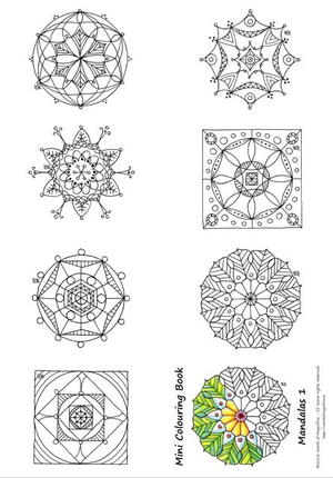 Mini Mandalas to Color