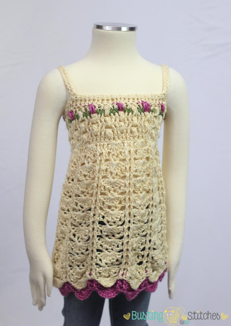 Spring Flower Crochet Tank Pattern | FaveCrafts.com