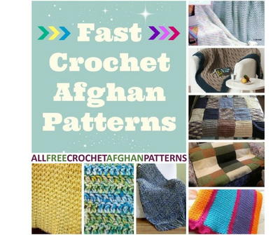 32 Fast Crochet Afghan Patterns