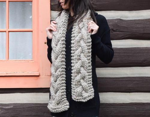 Cascades Knit Scarf