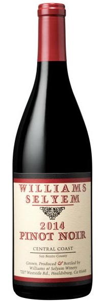 Williams Selyem Central Coast Pinot Noir 2014