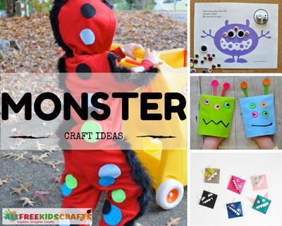 20 Monster Craft Ideas: Frighteningly Fun Crafts for Kids