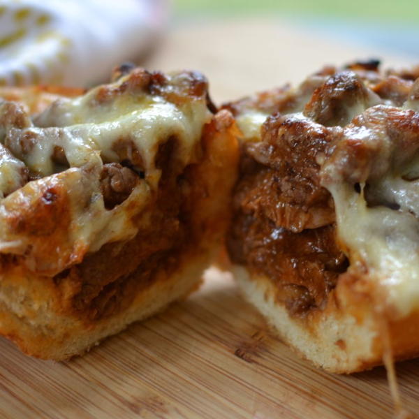 Cheesy Steak Stuffed French Bread