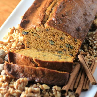 Pumpkin Maple Walnut Loaf