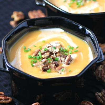 Gingered Butternut Squash Soup