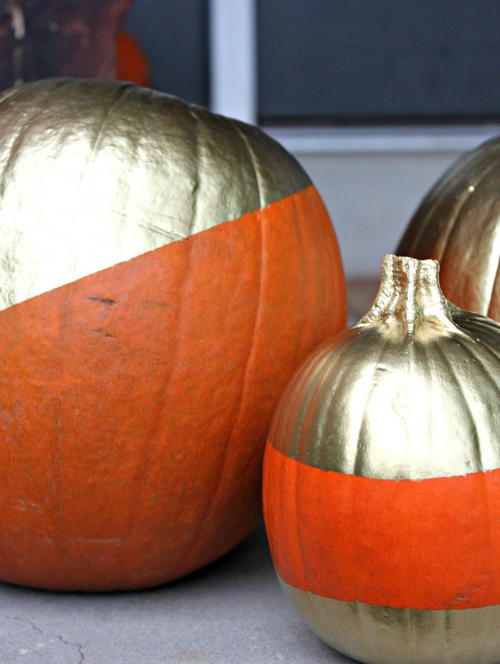 DIY Mod Painted Pumpkins