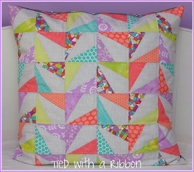 Confetti Quilted Cushion Tutorial