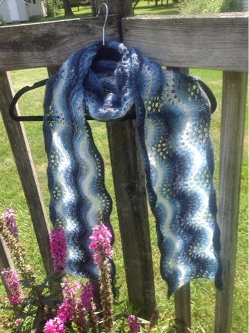 Lacy Milkyway Scarf Knitting Pattern
