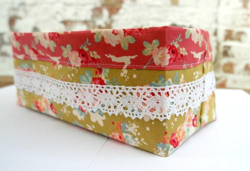 Fat Quarter Fabric Basket