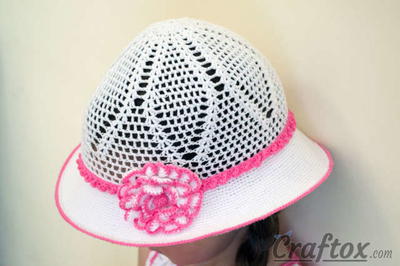 Crochet Hat for 4-5-year-Old Girl