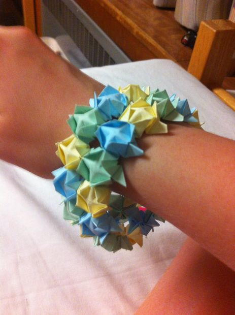 Geometric Origami DIY Bracelet