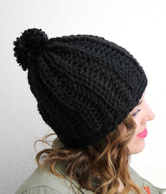 Cozy Ribbed Slouchy Hat