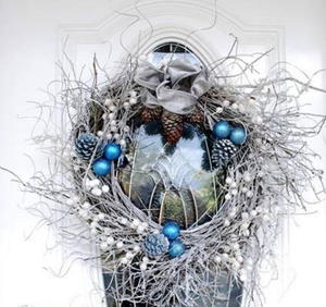 Winter Willow Wreath Allfreechristmascrafts Com