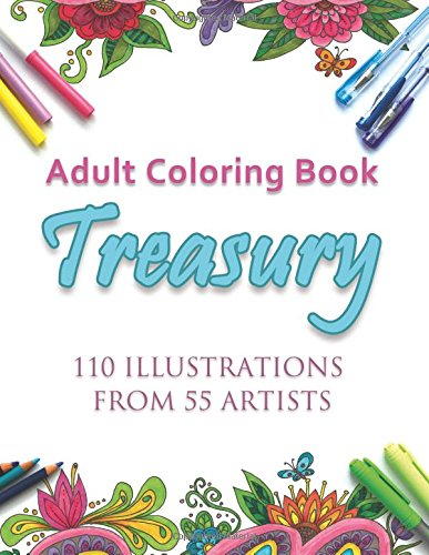 Adult Coloring Book Treasury Review