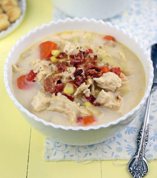 Slow Cooker Chicken Chowder