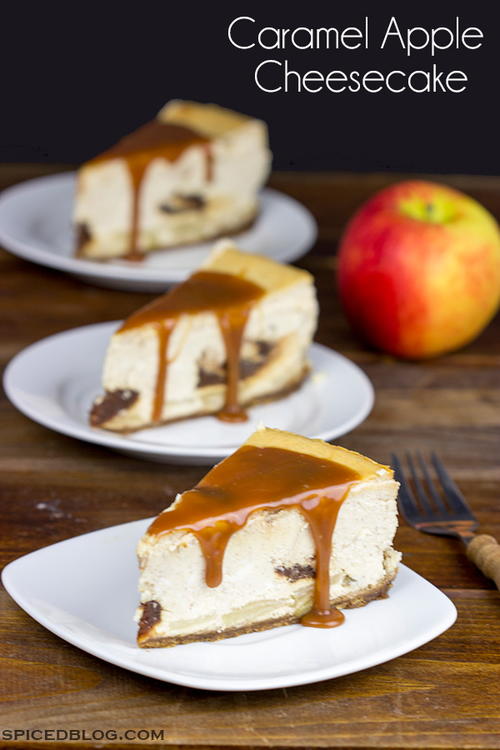 Caramel Apple Cheesecake | RecipeLion.com