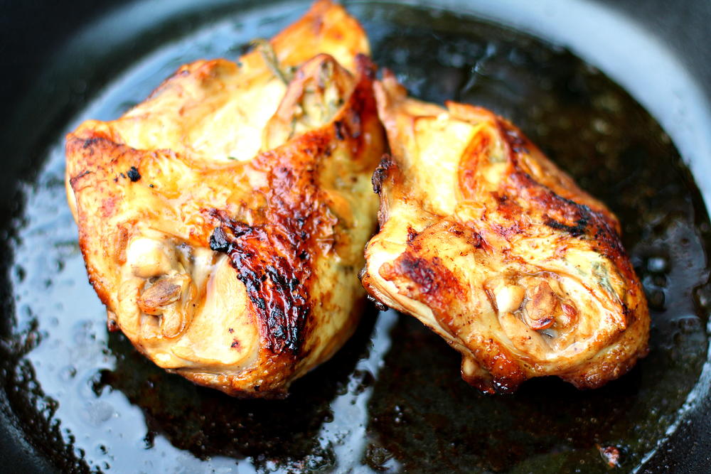 Sweet Tea Brined Roasted Chicken