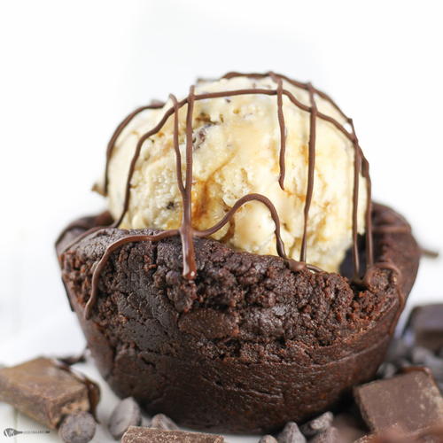 Brownie Bowls for Frozen Dessert Treats
